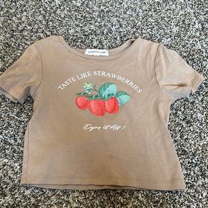 Strawberry Crop top